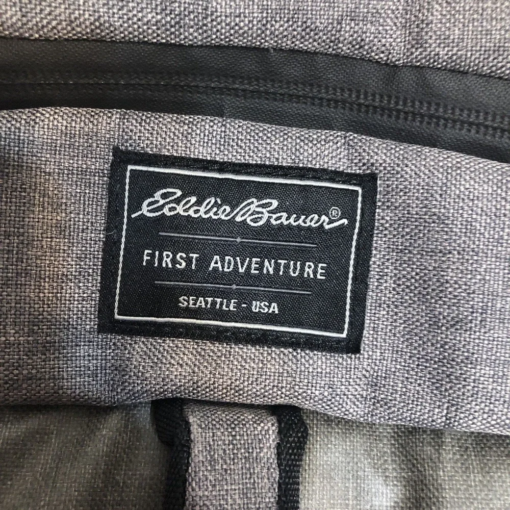 Eddie Bauer Backpack Diaper Bag‎ Gray Baby First Adventure READ Desc